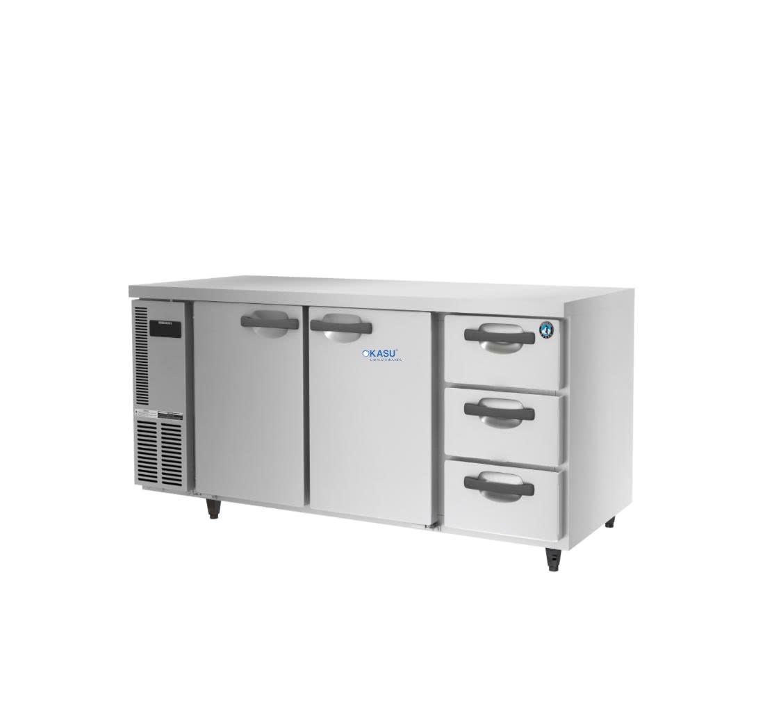 Bàn đông 2 cánh 3 ngăn kéo Hoshizaki FT-186MA-S-3D