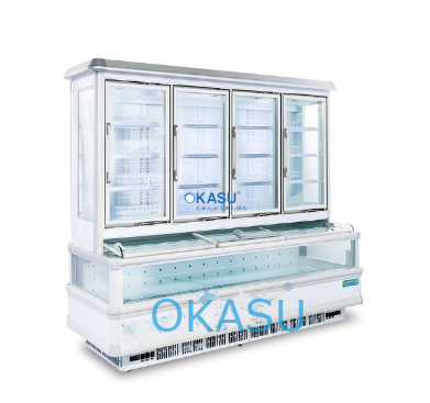 Tủ trưng bày trên mát dưới đông Okasu OKS-SDG2500FA