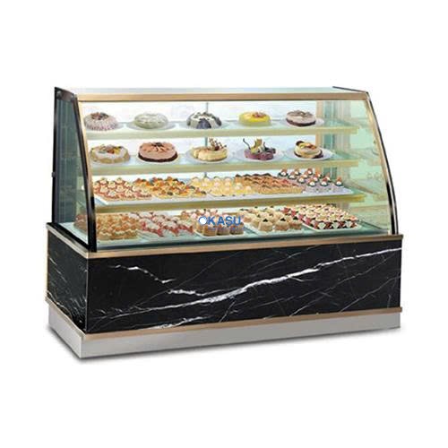 Tủ trưng bày bánh kính cong Kinco A4