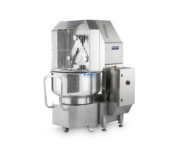 Máy trộn tay gạt với xe đẩy đựng tô có thể tháo rời POLIN IBT.E EVO 130-150