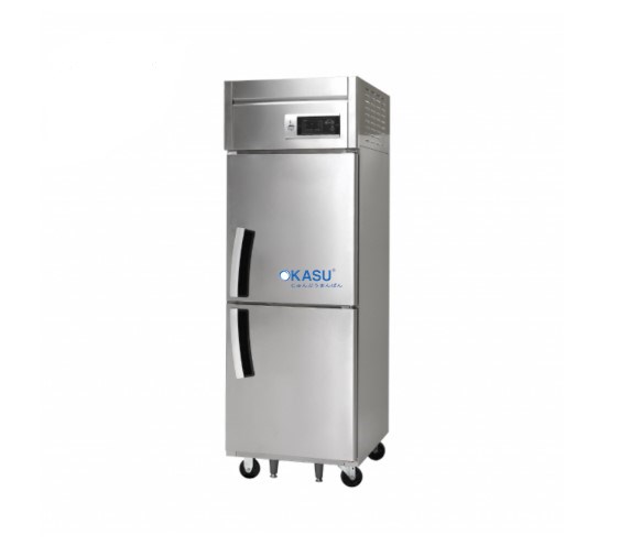 Tủ mát đứng 2 cánh inoc dung tích 600 lít Fujee