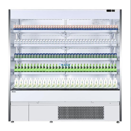 KIS-XO18RYTủ Trưng Bày Siêu Thị Dung Tích 920L, Thiết Kế 8 Tầng Cửa Hở KISTEM KIS-XO18RY