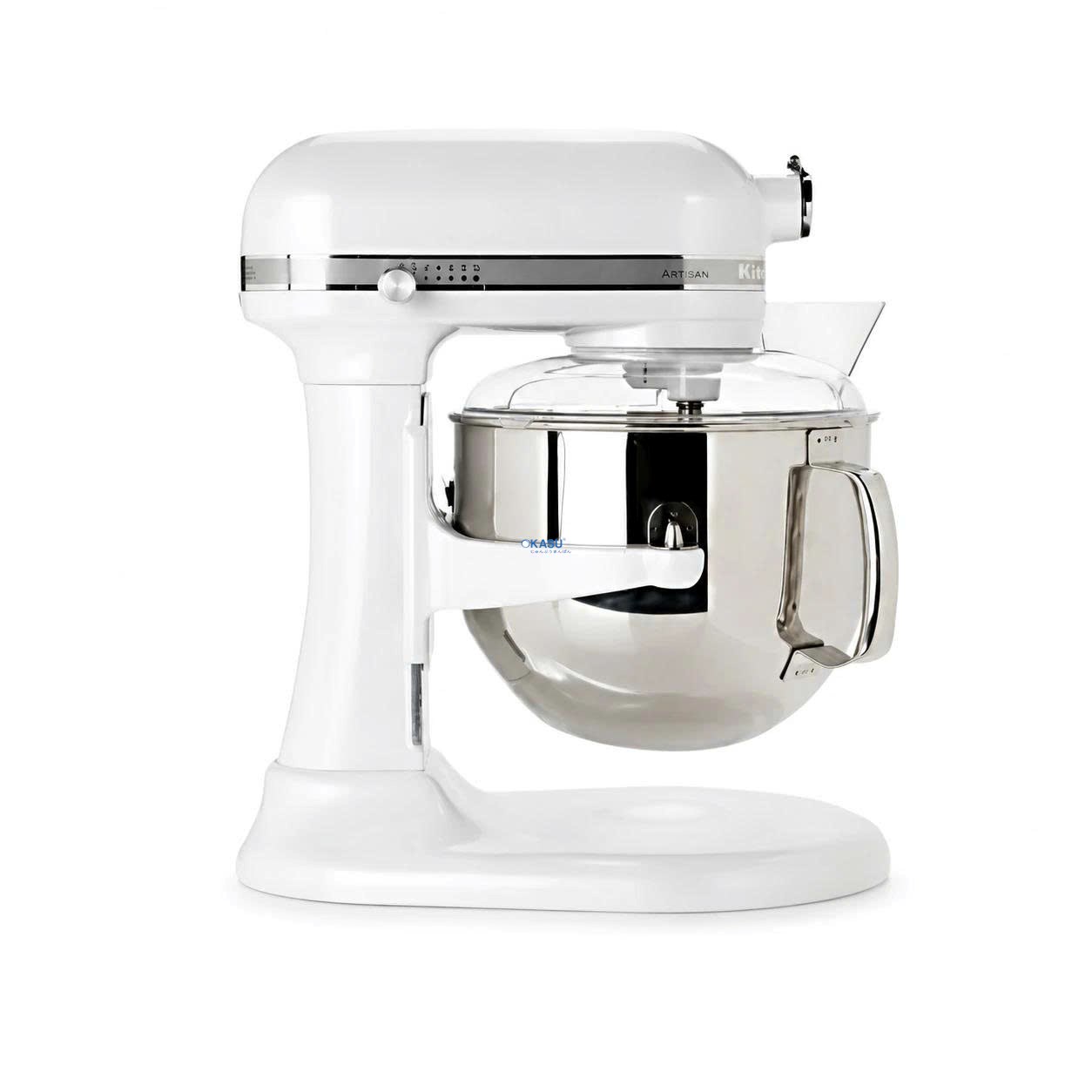 Máy Trộn Bột KitchenAid 7QT 6.9L Màu Trắng – 220 Volt