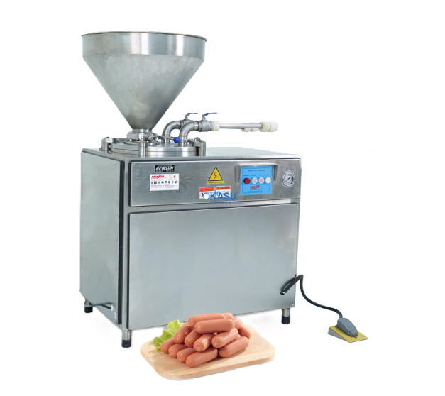 Máy đùn xúc xích thủy lực dạng phễu OKASU YG-50