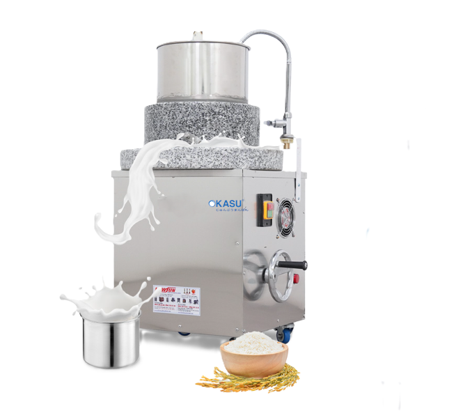 Máy xay gạo nước cối đá 13,5kg/h OKASU MXGN-1.1KW/01 