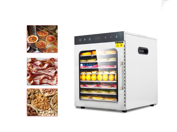 Máy sấy hoa quả 2 lớp 8 khay SS-08H   