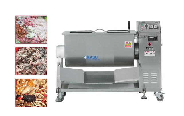 Máy trộn thực phẩm lồng ngang cao cấp OKASU MG-238  