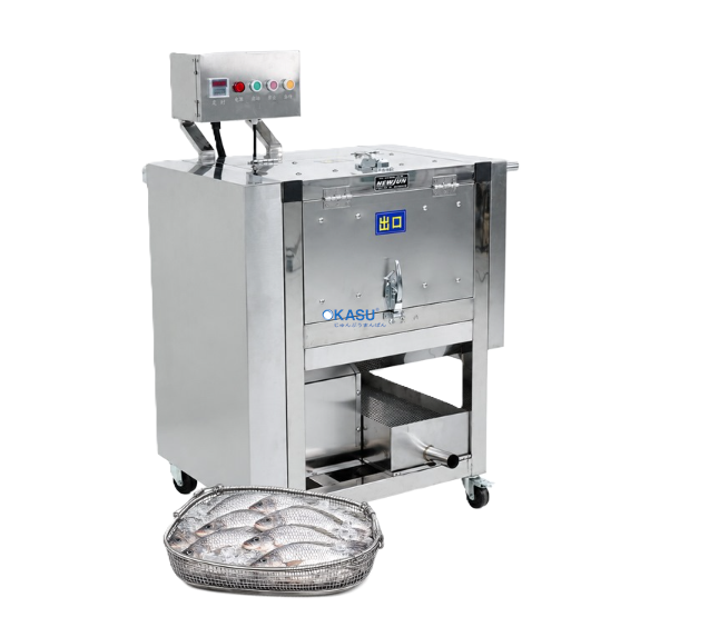 Máy đánh vảy cá lồng ngang OKASU MDVC-500N