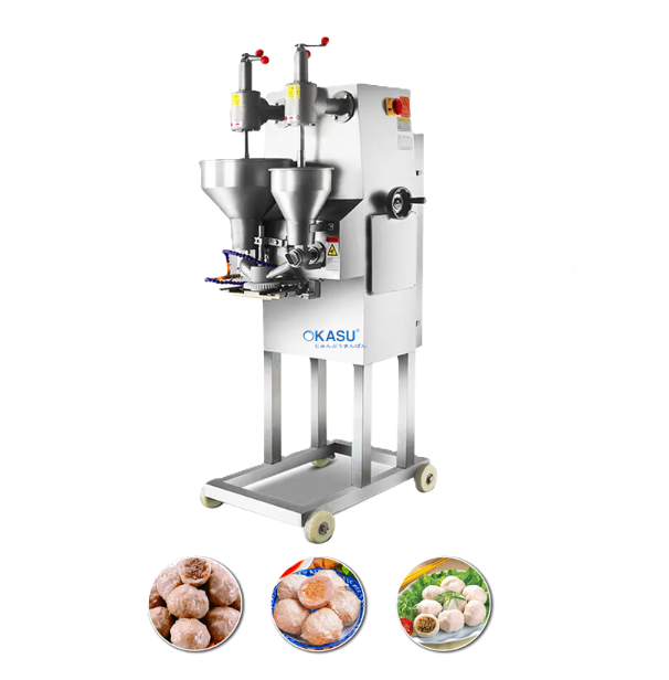 Máy tạo viên thịt có nhân OKASU XZ-609 