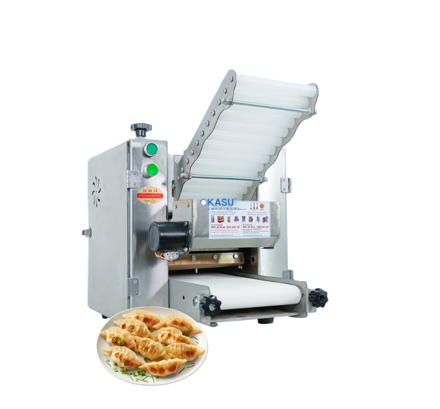 Máy làm vỏ bánh gối OKASU NDW-23S (khuôn đôi) 