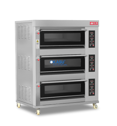 Lò nướng bánh 3 tầng 6 khay HLY-306 (Gas) 