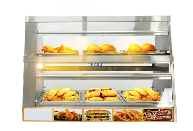 Tủ giữ nóng thực phẩm 2 tầng 1m2 HW-4P