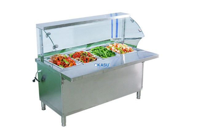 Tủ hâm nóng thức ăn kính cong KC-1500