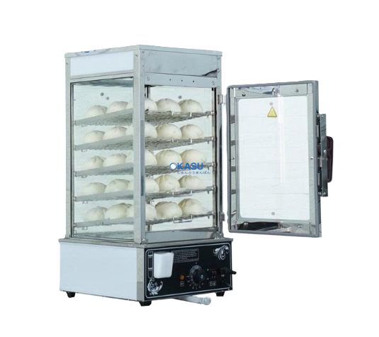 Tủ trưng bày bánh bao 5 tầng ZB-500