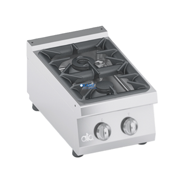 Bếp Âu 2 họng dùng gas ATA K7GCU05TT 