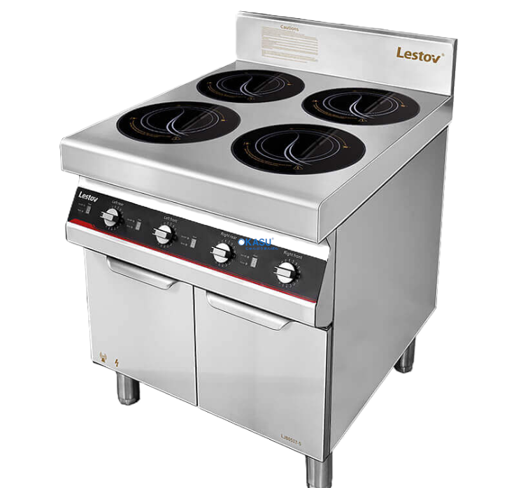 Bếp từ nhà hàng 4 đầu đốt Lestov LT-B300IV-B135
