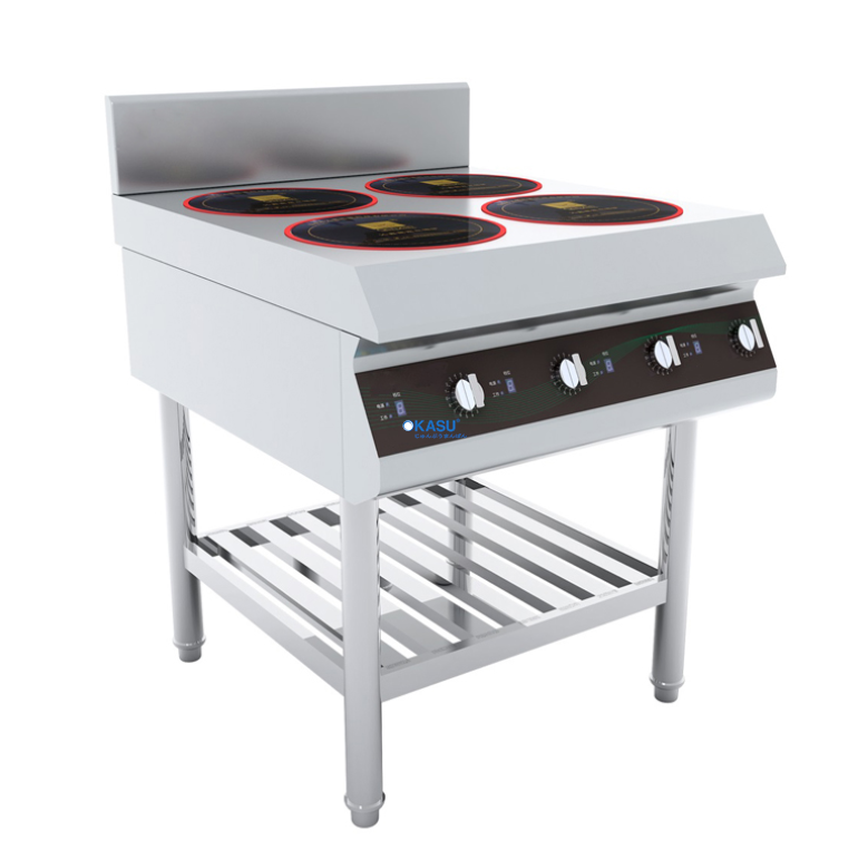 Bếp từ công nghiệp bốn bếp kèm chân đế LT-B300IV