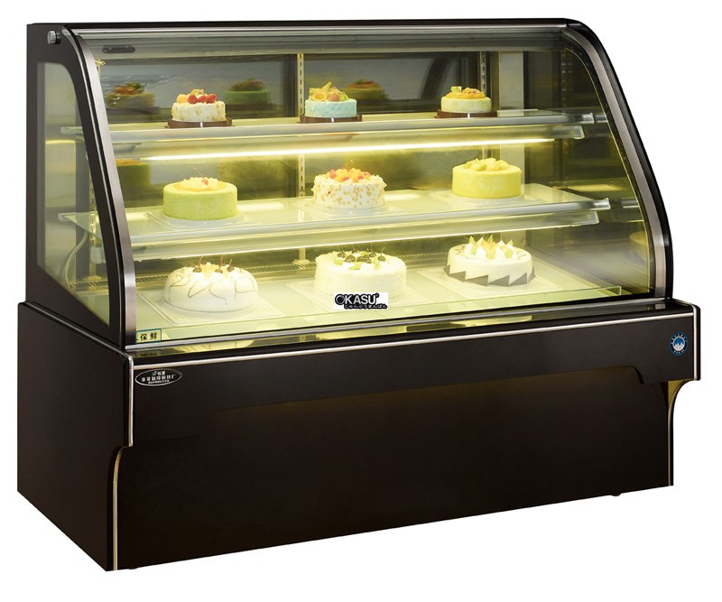 Tủ trưng bày bánh kem OKASU OKS-G718FS (Dòng tủ bánh hồ quang đôi)