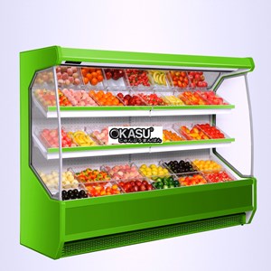 Tủ trưng bày hoa quả siêu thị OKASU-SG17SY