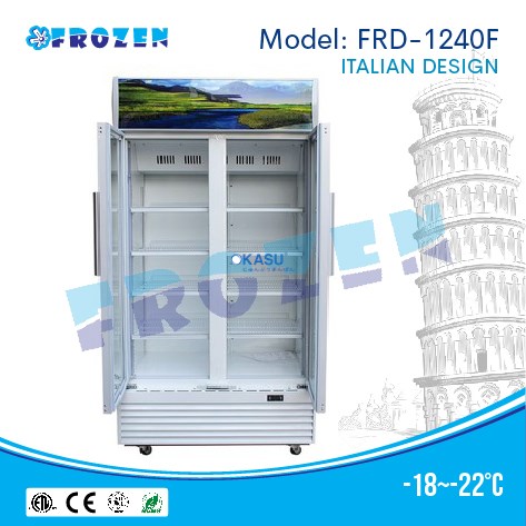 Tủ đông 2 cánh kính Frozen FRD-1240F
