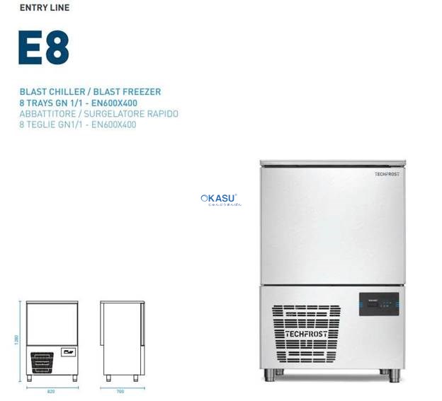 Tủ cấp đông nhanh Techfrost E8 - ảnh 3