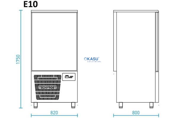 Tủ cấp đông nhanh Techfrost E10 - ảnh 3