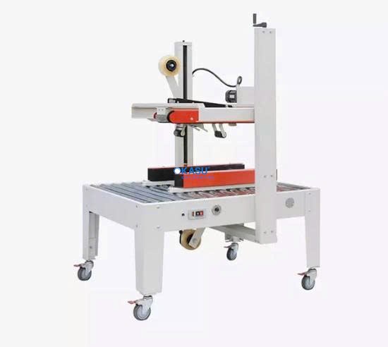 Máy dán băng keo thùng carton bán tự động dành cho thùng cỡ lớn Hualian FXJ-8070B - ảnh 1