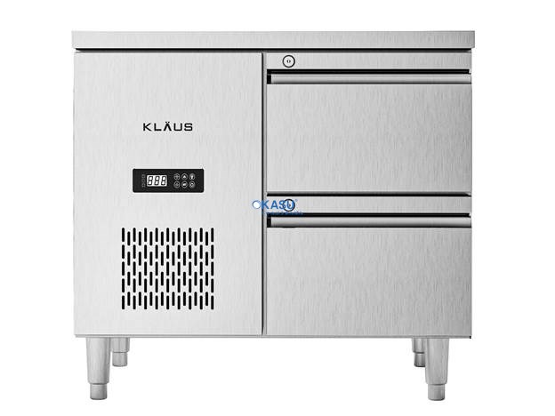 Bàn đông inox 2 ngăn kéo Klaus KDF-1.1-1N - ảnh 1