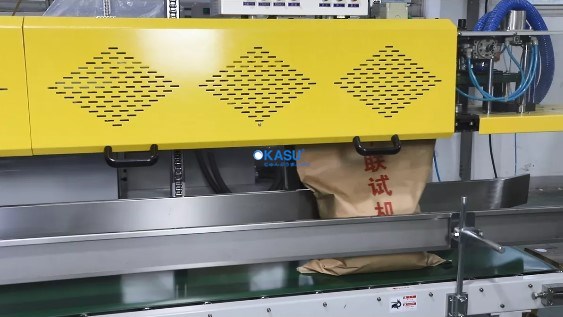 Máy đóng gói và hàn miệng túi liên tục tự động dành cho bao bì phức hợp giấy-nhựa loại tải trọng lớn (20-50kg) FBC-2 - ảnh 2