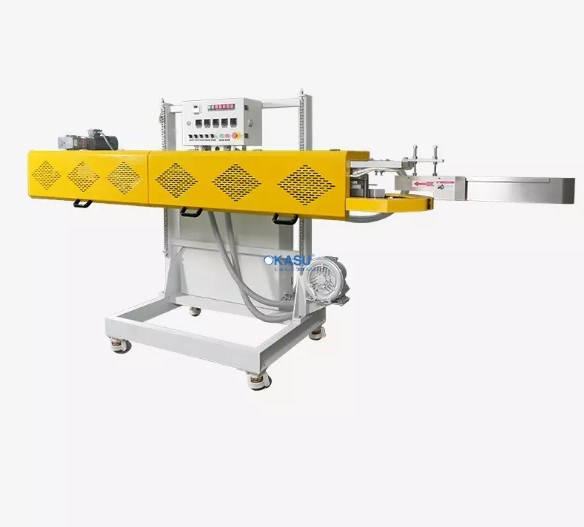 Máy đóng gói và hàn miệng túi xếp hông (dạng túi Pinch) cho sản phẩm dạng bột hoặc hạt (tải trọng 25kg) FBP-3W - ảnh 1