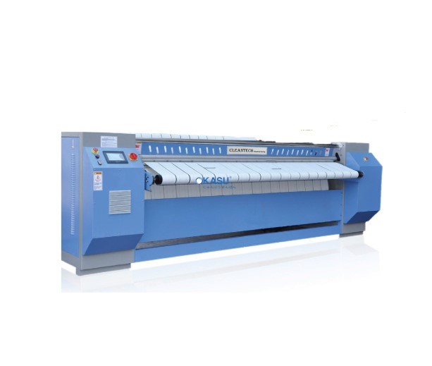 Máy là lô khăn ga đồ vải công nghiệp 3 lăn khổ 3m Cleantech TO-Y-3000IIIE/S/G - ảnh 1