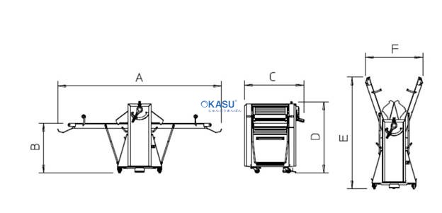 Máy cán bột POLIN QUEEN 670 - ảnh 2