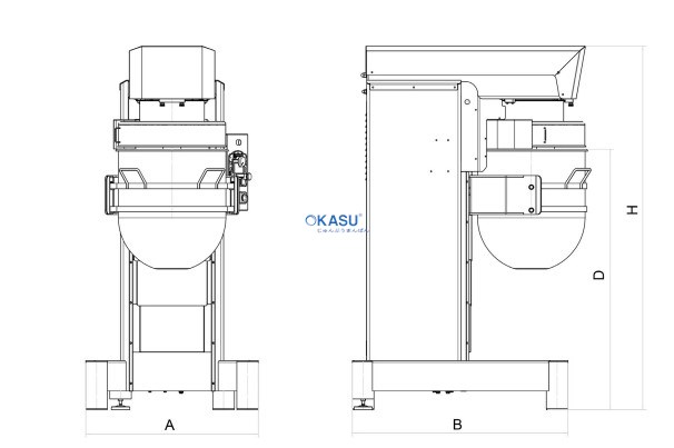 Máy trộn hành tinh POLIN KING 160 - ảnh 2