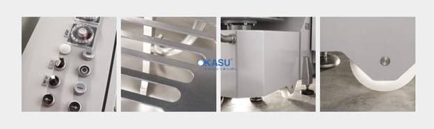 Máy trộn xoắn đơn với xe đẩy đựng tô có thể tháo rời POLIN Ase Evo 80-300 - ảnh 2