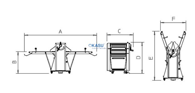 Máy cán bột POLIN QUEEN 500 PLUS - ảnh 2