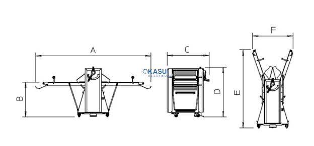 Máy cán bột POLIN QUEEN 600 - ảnh 2