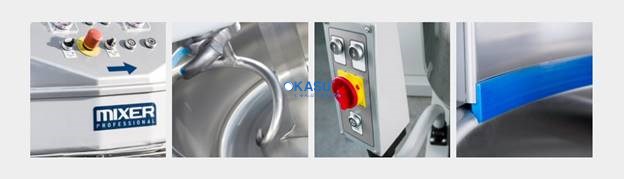 Máy trộn xoắn ốc nghiêng POLIN Asm Evo 100-400 RS - ảnh 2