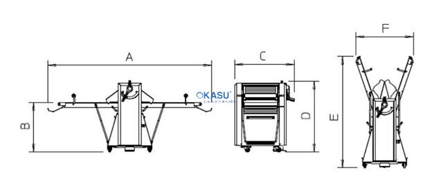 Máy cán bột POLIN QUEEN 500 - ảnh 2