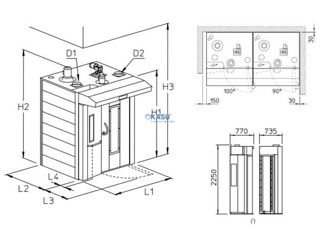 Lò nướng xoay Polin ROTOAVANT FB - ảnh 2