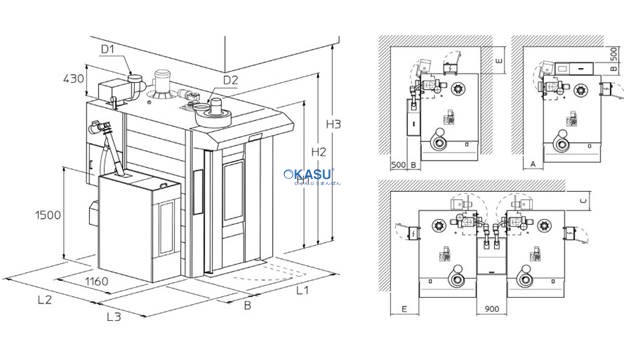 Lò nướng kết hợp Polin Rotopellet Avant HR - ảnh 2