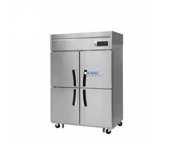 Tủ mát đứng 4 cánh inox dung tích 1.100 lít Fujee - ảnh 1