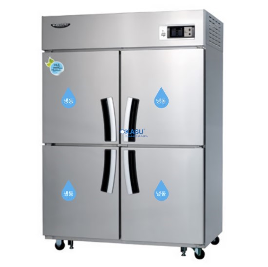 Tủ đông inox 4 cánh Lassele LD-1143F - ảnh 1