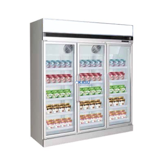 Tủ Đông Trưng Bày Siêu Thị Dung Tích 1442L, 3 Cánh Kính, 15 Kệ KISTEM KIS-XS144F3Y - ảnh 1