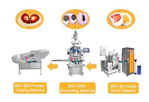 Máy làm kem mochi đa chức năng màn hình cảm ứng BNT-208 - ảnh 6