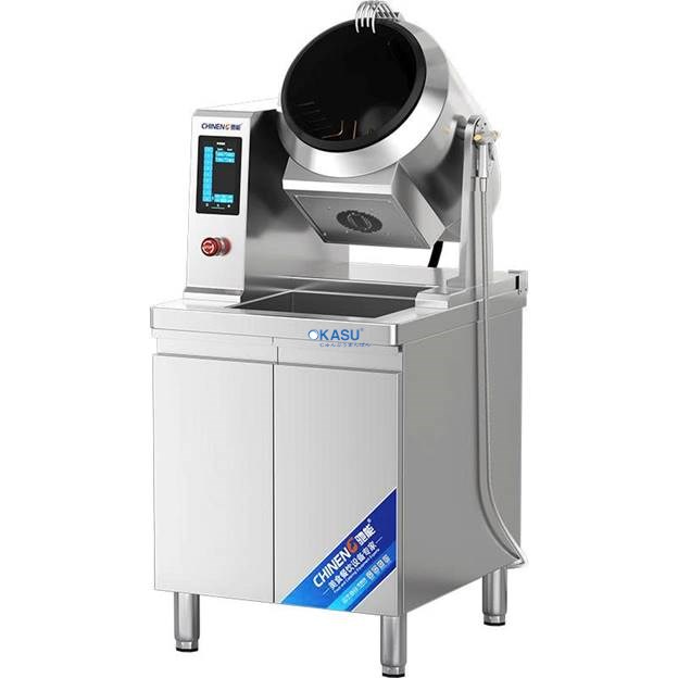 Máy xào mì lồng quay dạng tủ màn hình cảm ứng CHINENG CN-8130-DCCF-GS300-CP - ảnh 1