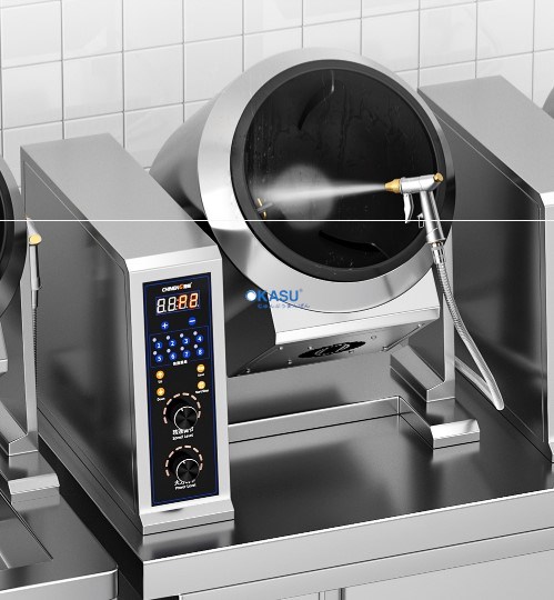 Máy xào mì lồng quay dạng để bàn nút nhấn CHINENG CN-8130-DCCF-TS300-AJ - ảnh 3