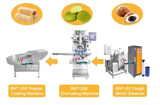 Máy làm kem mochi đa chức năng màn hình cảm ứng BNT-208 - ảnh 3