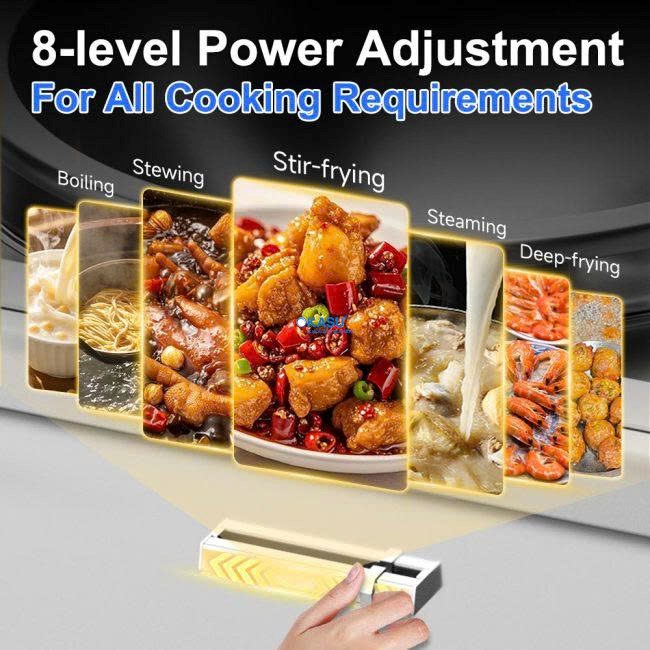 Bếp điện từ chảo wok đơn CHINENG CNH-RC-D1000 - ảnh 4