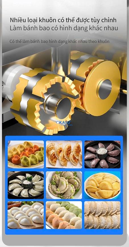 Máy làm sủi cảo tự động CHINENG CN-FSG-JZ-W130 - ảnh 2