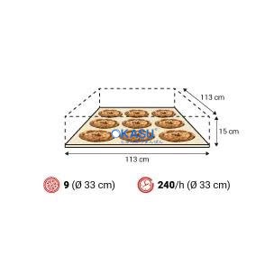 Lò Nướng Pizza Điện Moretti Forni Neapolis 9 - ảnh 2
